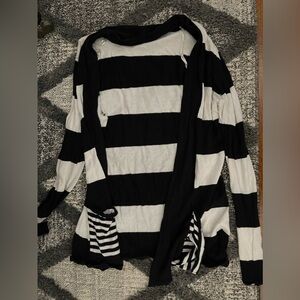 Black and White Cardigan